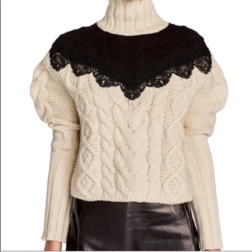 Zara lace sweater